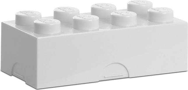 LEGO škatla za malico bela