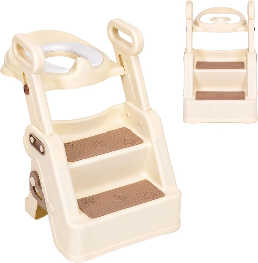 Ecotoys otroška WC deska z redukcijo in stopničkami