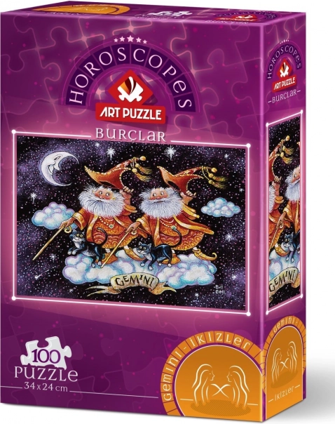 ART PUZZLE Dvojčka – znamenje zodiaka, 100 koščkov