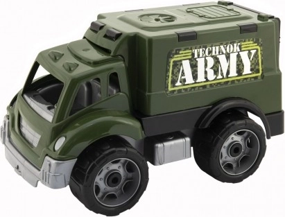 Vojaški plastični avto s prostim tekom in odprtimi vrati