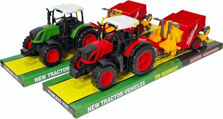 Traktor s priklopnim trosilnikom