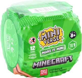 MGA Miniverse – Make It Mini MINECRAFT mini replike (lepilni set, presenečenje)