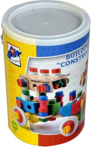 Konstrukcijski komplet 140 delov v vedru