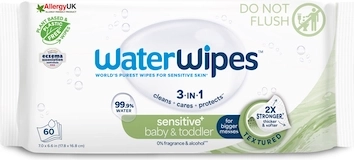 WaterWipes baby & toddler 3v1 vlažni robčki 60 kos
