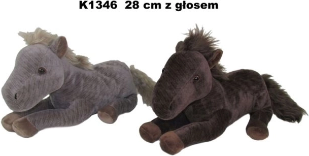 Plišasti konjiček z zvokom 28 cm
