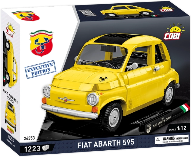 Cobi Fiat Abarth 595 Executive Edition gradbeni komplet 1:12 (1223 delov)