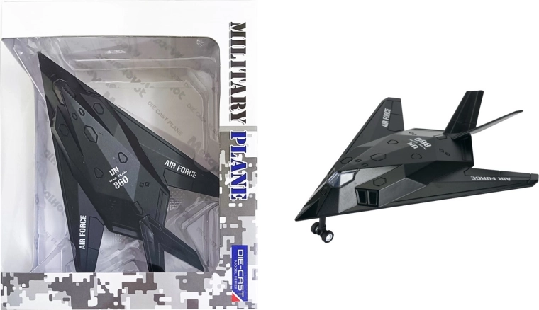 Kovinski model lovca F117 FIGHTER JET 1:400 z lučmi in zvoki