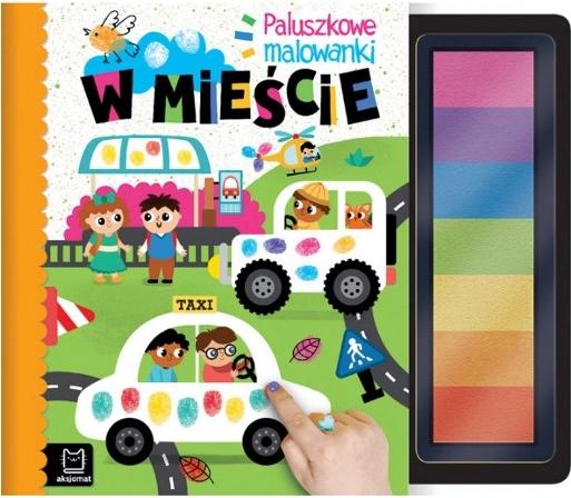 Thumbprint Paintings: In the City – a sensory creative book for little ones