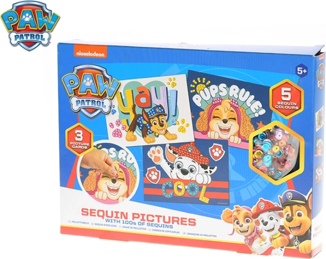 Mozaikarski komplet PAW PATROL – bleščeče slike za otroke