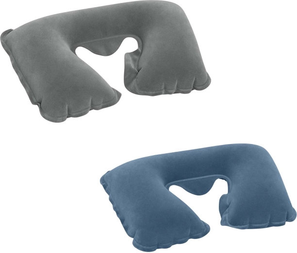 Napenljiv potovalni vzglavnik v obliki podkve BESTWAY, siv