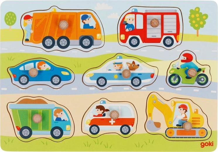 Toddler Peg Puzzle - Vehicles