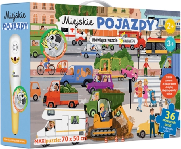 Kakadu govoreča sestavljanka – mestna vozila