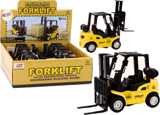 Kovinski viličar s trenjskim pogonom – rumen