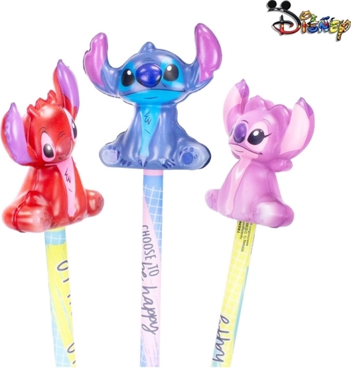 Mehek stisljiv nastavek za svinčnik Disney Stitch - 1 kos
