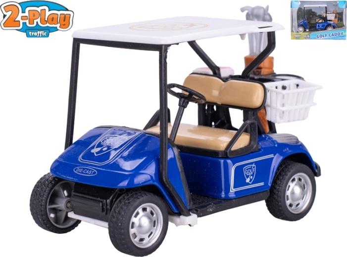 Golfovski voziček z golfskimi palicami 2-Play Traffic, vzvratna vožnja, 10 cm