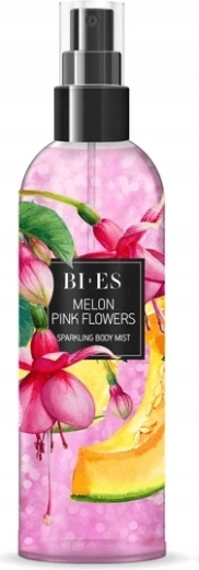 Bleščeč sprej za telo BI-ES Melon Pink Flowers 200 ml