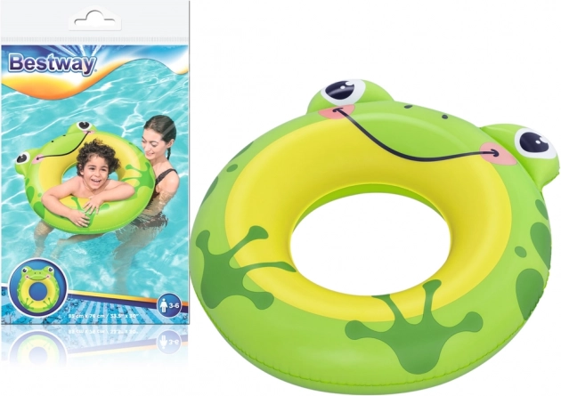 Napenljivi plavalni obroč žabica 76 × 85 cm Bestway