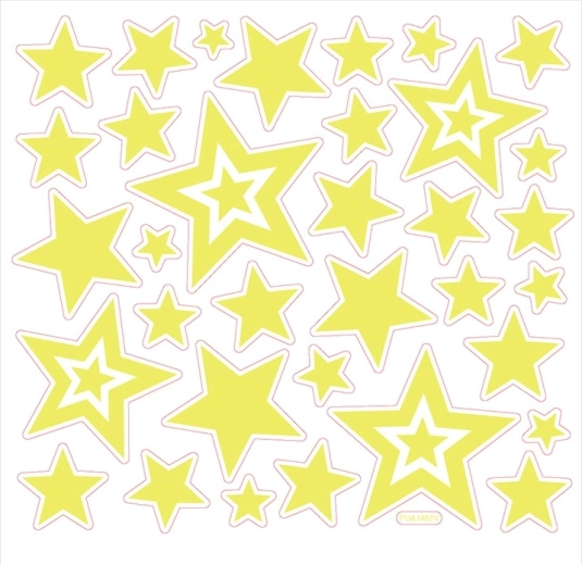 Svetleče stenske nalepke – zvezde