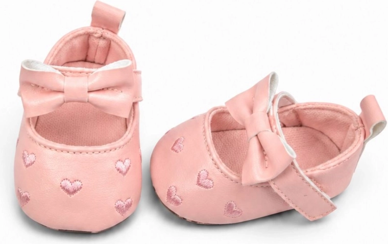 Guca pink ballet flats for dolls