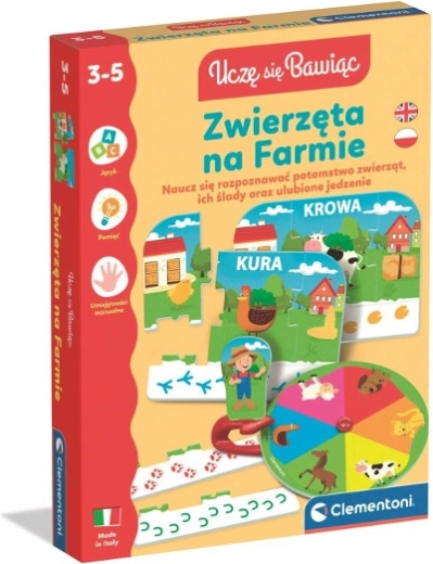 Živali na kmetiji – izobraževalna igra za otroke