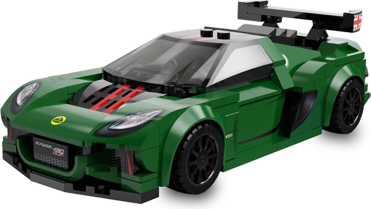 CaDA Lotus Exige Cup 430 komplet za sestavljanje v merilu 1:24, zelena