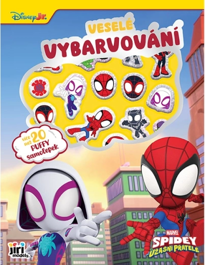 Veselo barvanje s super nalepkami Spidey
