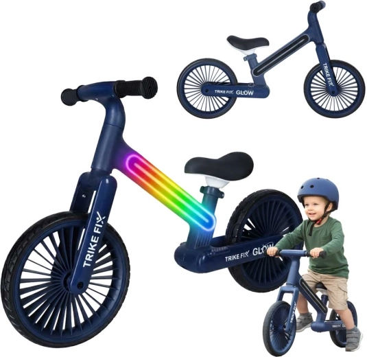 Poganjalec TRIKE FIX GLOW LED – mornarsko modra