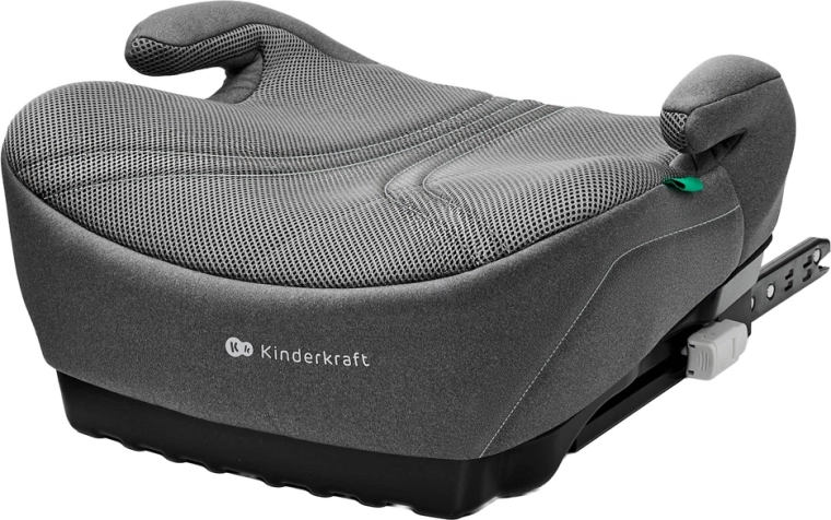 Kinderkraft sedežni podstavek i-Boost 2 Pro i-Size 125–150 cm siv