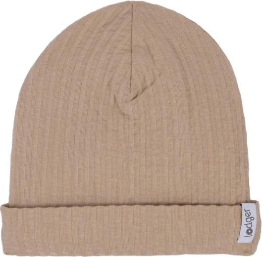 Lodger Beanie Seersucker bež kapa 6–12 mesecev