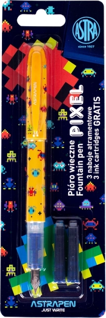 Nalivno pero Astra Pixel s tremi vložki