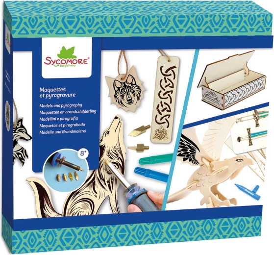 Lovely box – pirografija keltskih ornamentov