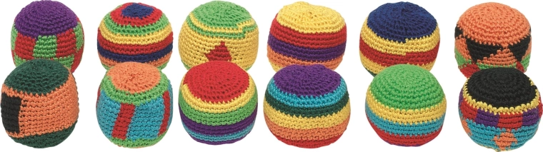 Crocheted juggling ball hacky sack Goki