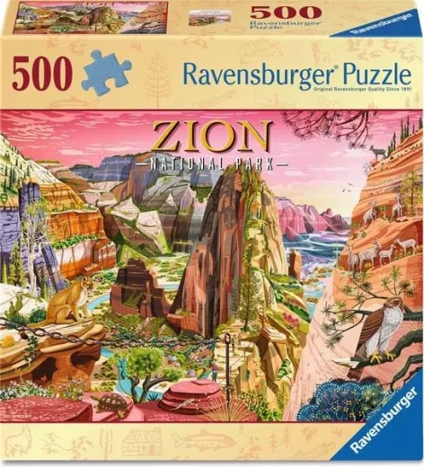 Ravensburger sestavljanka Narodni park Zion 500 kosov