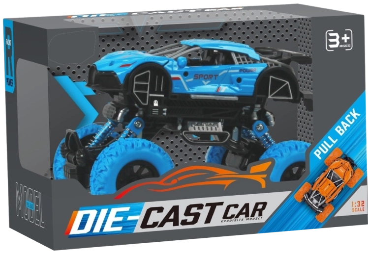 Monster truck 1:32 z vzvratnim navijanjem