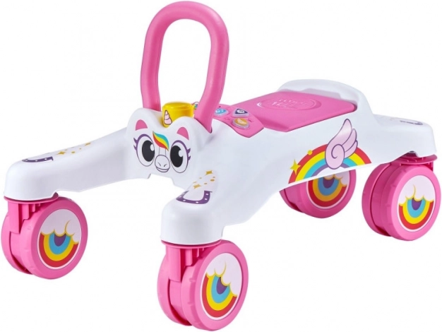 Interaktivni poganjalec TINY TOWN samorog – bel