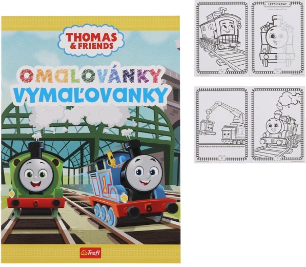 Pobarvanke Lokomotivček Tomaž