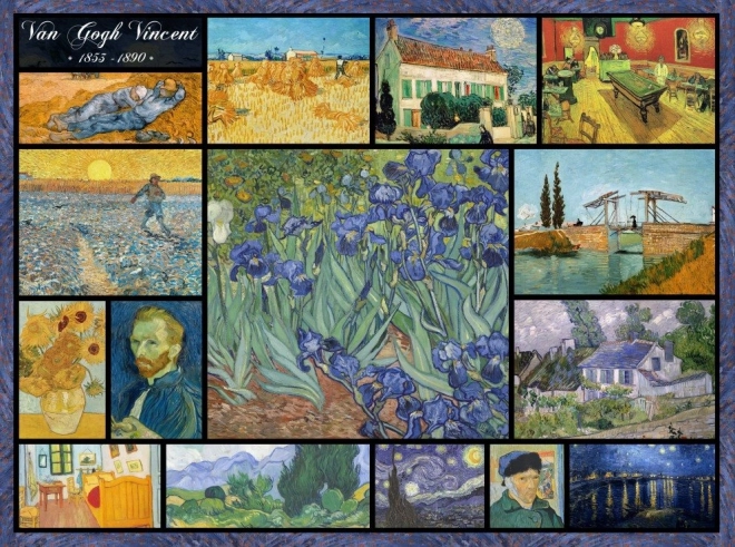Puzzle kolaž vincent van gogh 2000 kosov