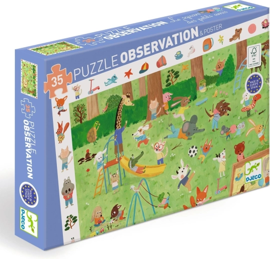 Search Puzzle Little Friends in the Garden - 35 Pieces