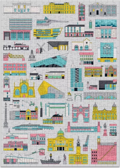 Sestavljanka z Zgradbami 500 Kosov od Cloudberries