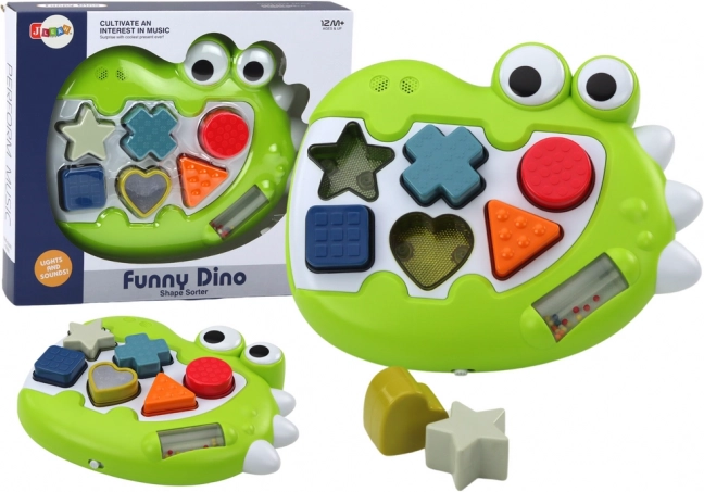 Senzorični sortirnik dinozaver z melodijami za najmlajše