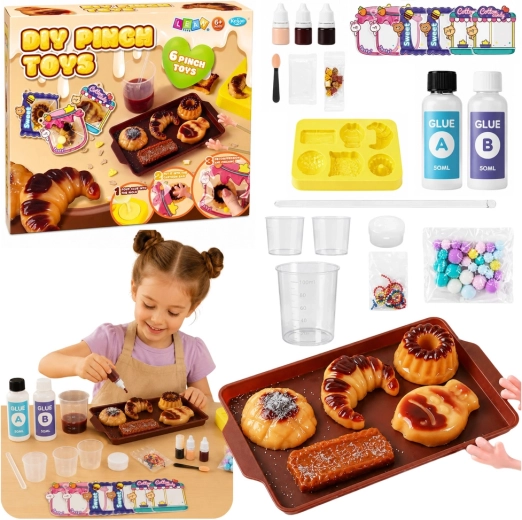 Ustvarjalni DIY komplet za izdelavo squishy stiskajočih sladkosti