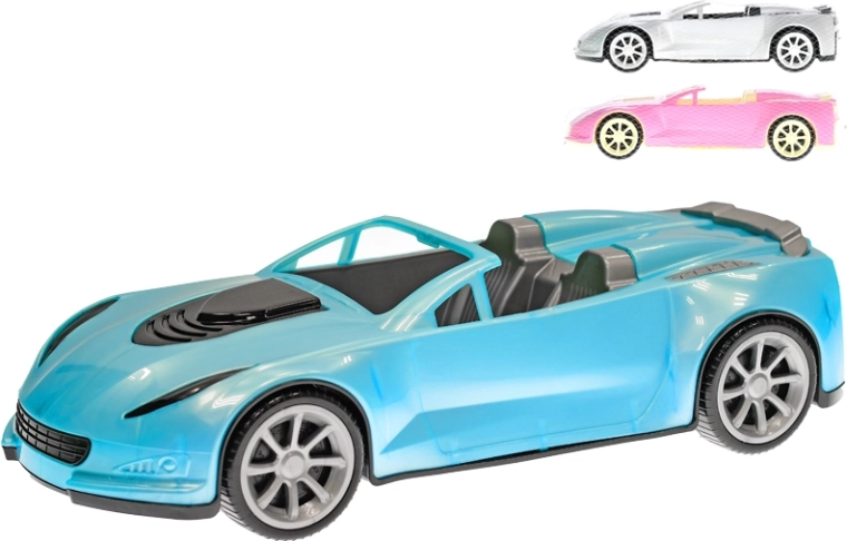 Plastični kabriolet za otroke 39 cm z prostim tekom