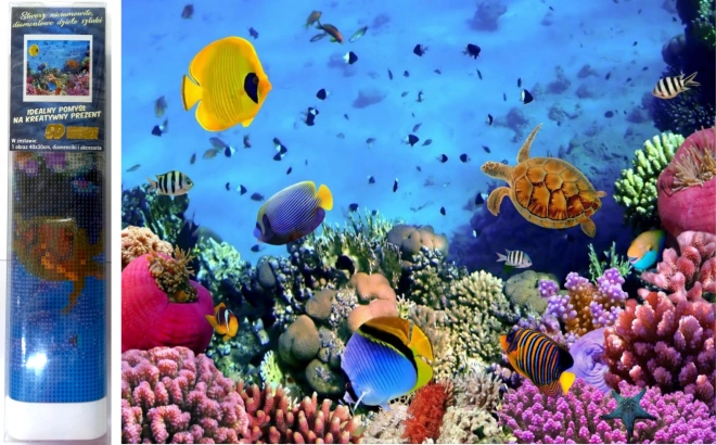 Diamantno slikanje Življenje na pečini 30 × 40 cm