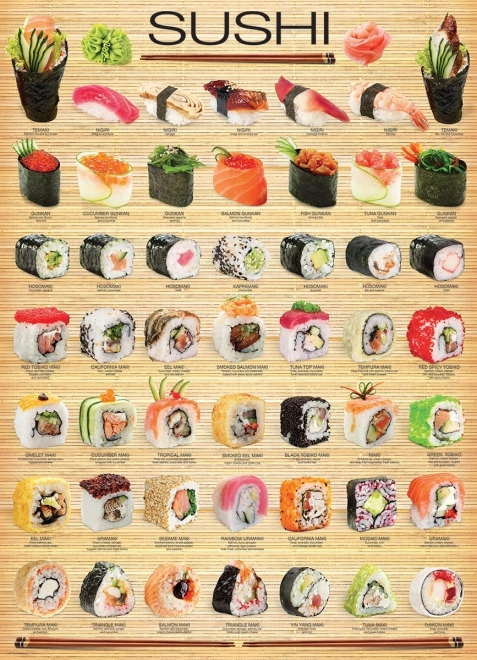 EUROGRAPHICS Puzzle Sushi 1000 kosov