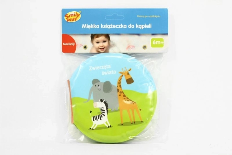 SmilyPlay Živali sveta – mehka kopalna knjigica