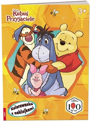 Disney Medvedek Pu in prijatelji – pobarvanka z nalepkami