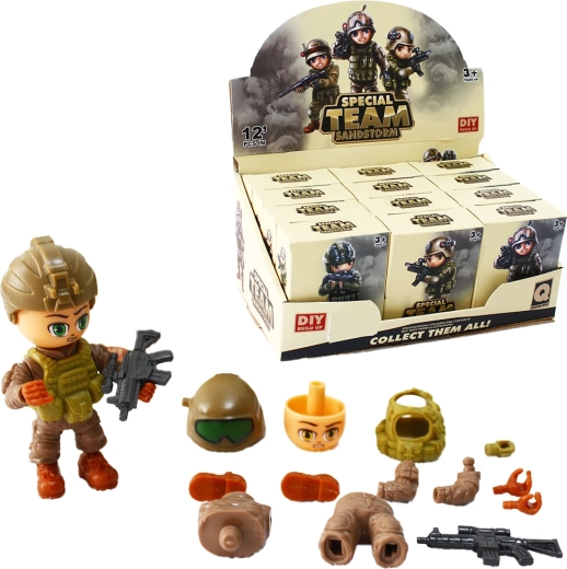Figurice specialne enote Peščena nevihta – set 12 vrst