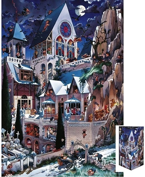 Heye puzzle Strašni grad 2000 koščkov