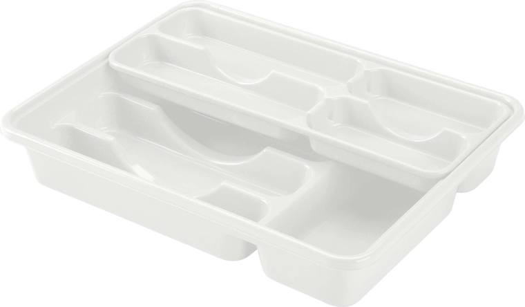 Plastični pribornik HEIDRUN 40 × 31 × 7 cm, mešanica barv