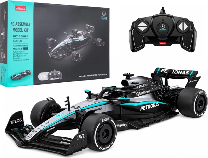 Daljinsko vodeni sestavljivi model Mercedes-AMG F1 W16 E Performance RASTAR v merilu 1:16
